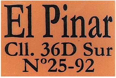 El Pinar 30x20